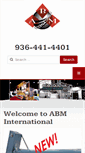 Mobile Screenshot of abminternational.com